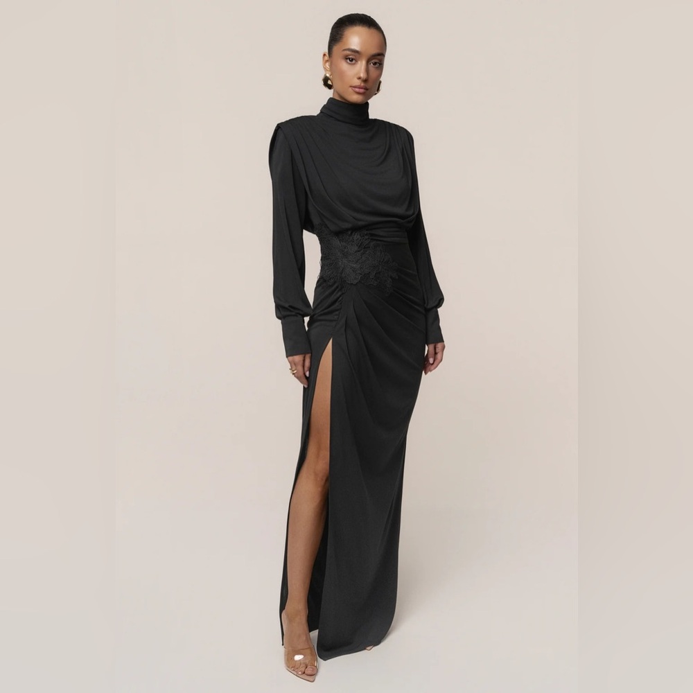 Jlux black gown NEW
